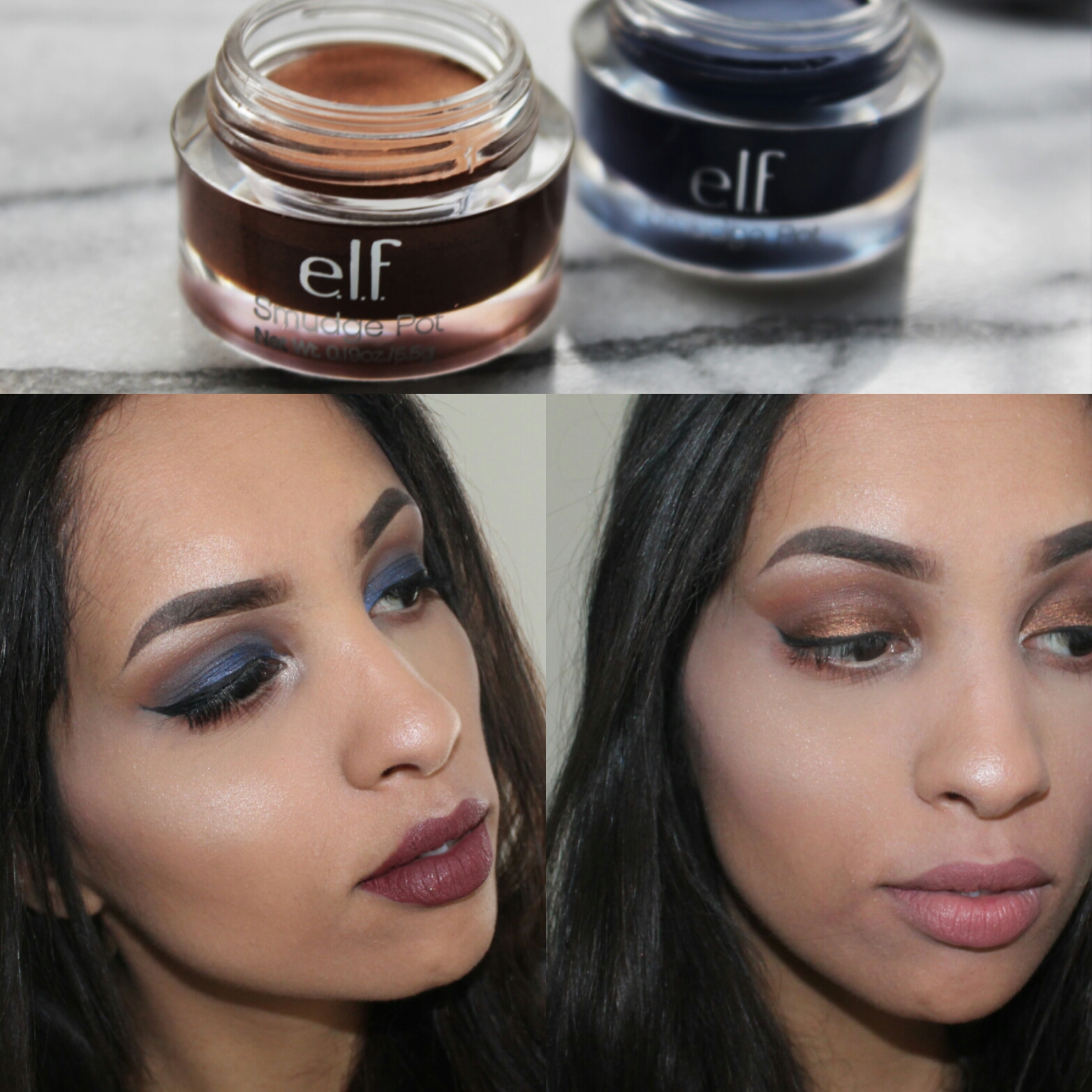 ELF review & looks | Glam vs Nude