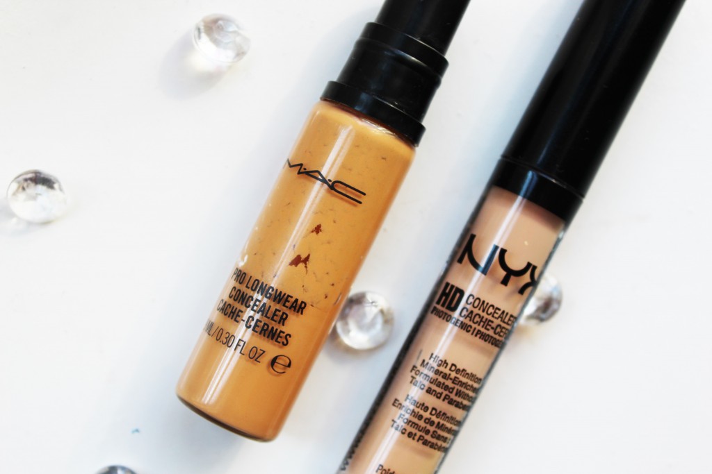 concealer tips NYX MAC 