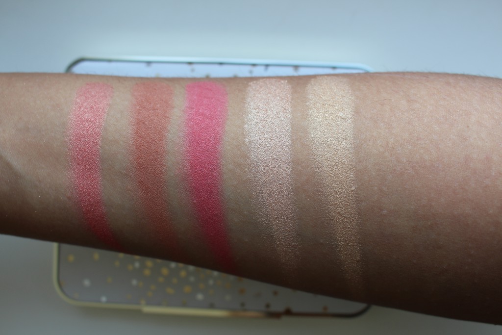 Becca x Jaclyn Hill Champagne Collection Face Palette swatches