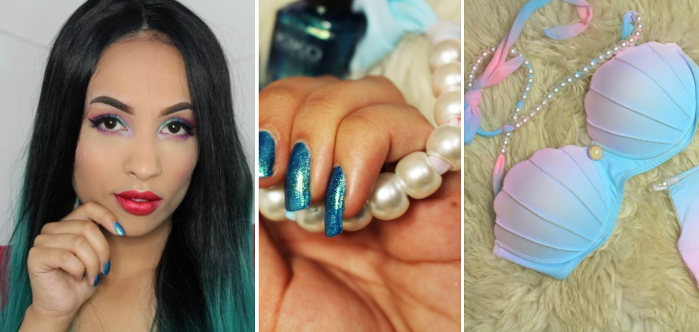 zeemeermin mermaid inspiratie makeup