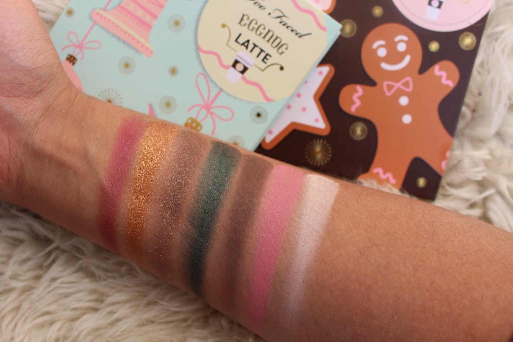 Too Faced Grand Hotel Café swatches