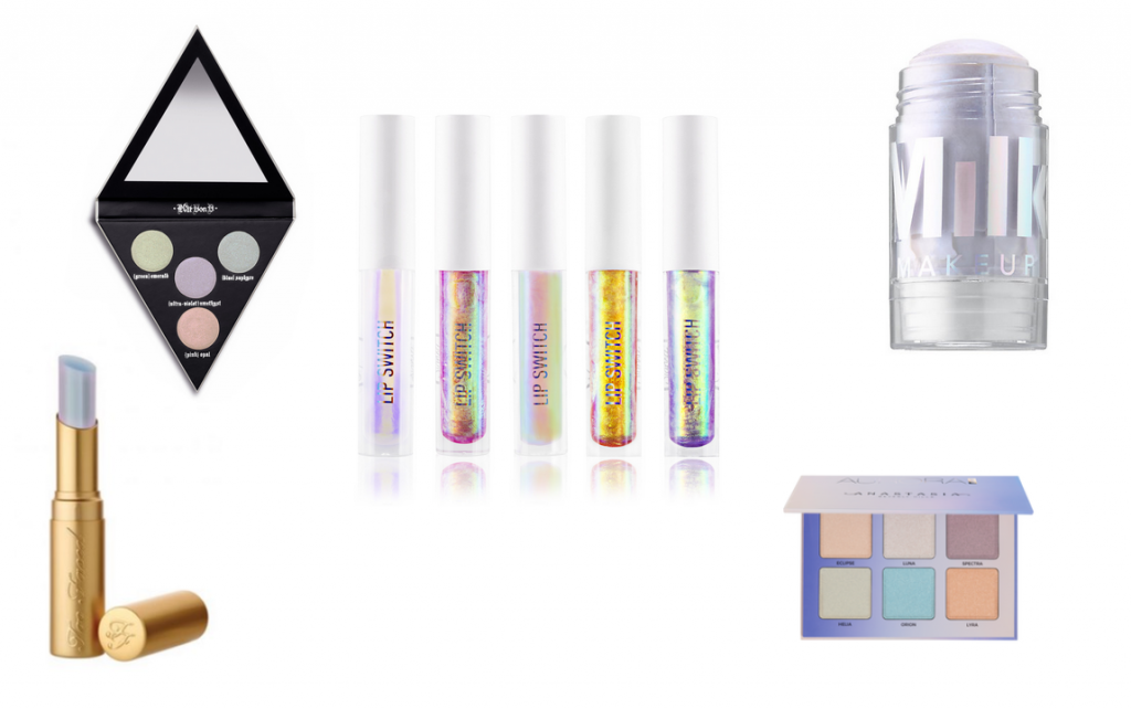 holografische make-up producten