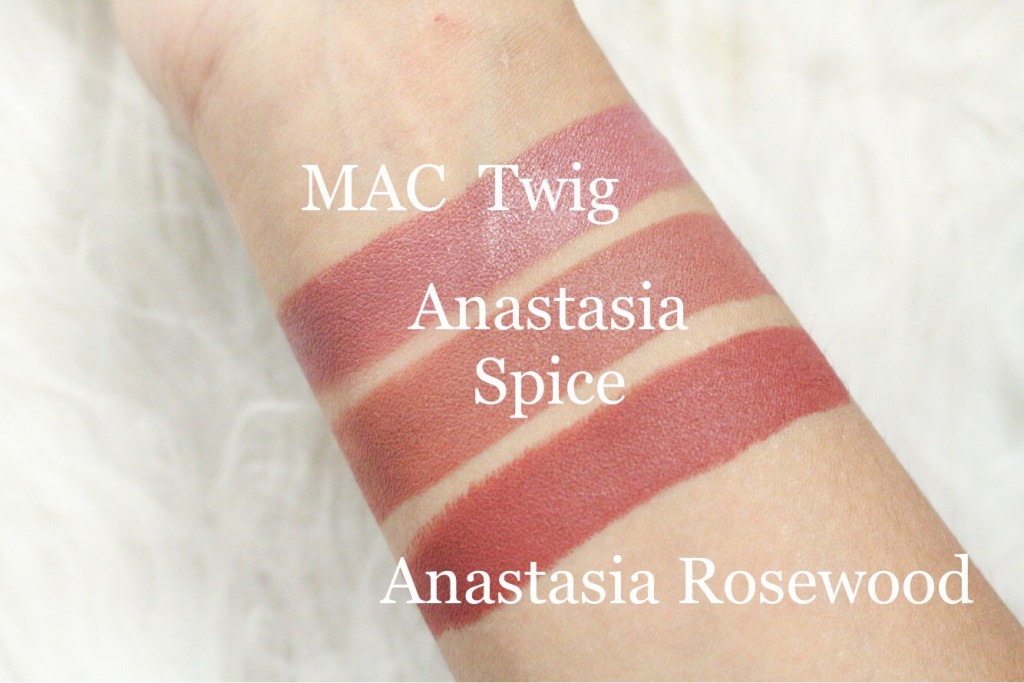 anastasia matte lipstick huls review swatches