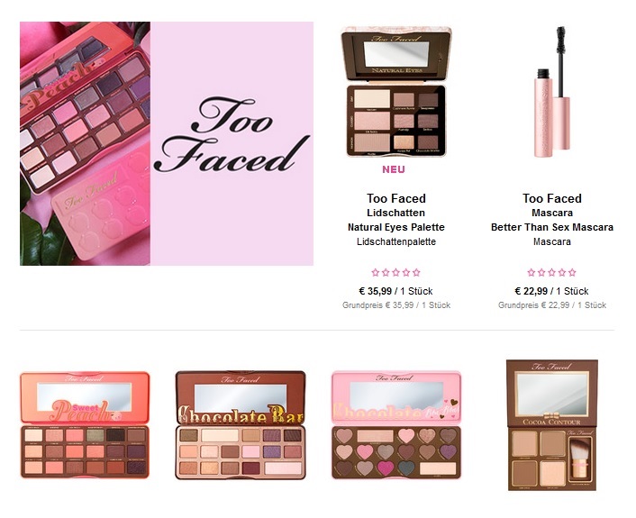 too faced bestellen nederland