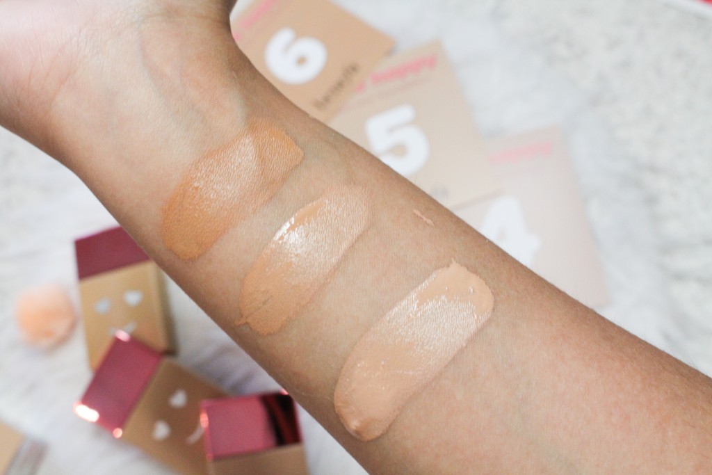 Benefit hello happy soft blur foundation review swatches