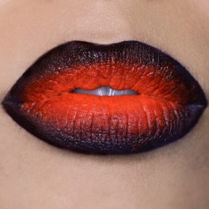 Halloween Lip Art Tutorial | Ombre lip art met spookjes