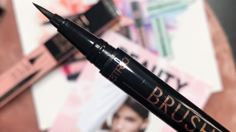 Catrice Brush Ink Tattoo Liner Review: €5 Kat von D Tattoo Liner dupe!