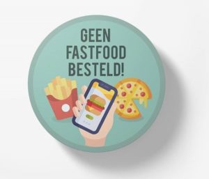 stickers voor volwassenen fastfood