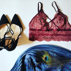 bralette en hakken