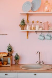 roze keuken inspiratie