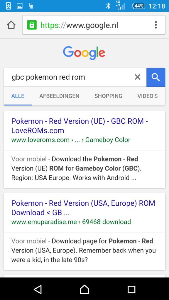 Pokémon op je smartphone