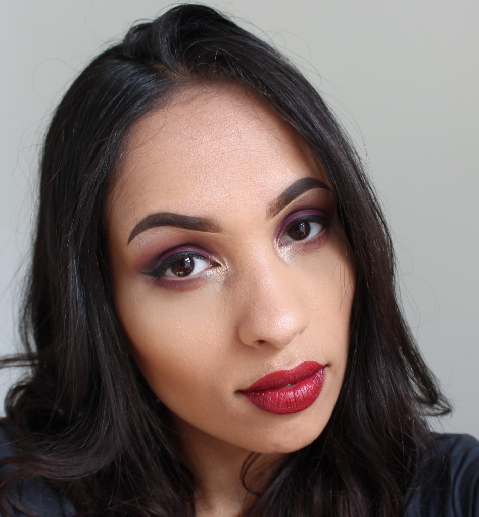 sleek vintage romance look makeup