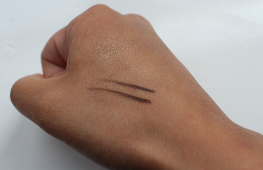 Colourpop Brow Colour Pencil Black 'n Brown swatch review