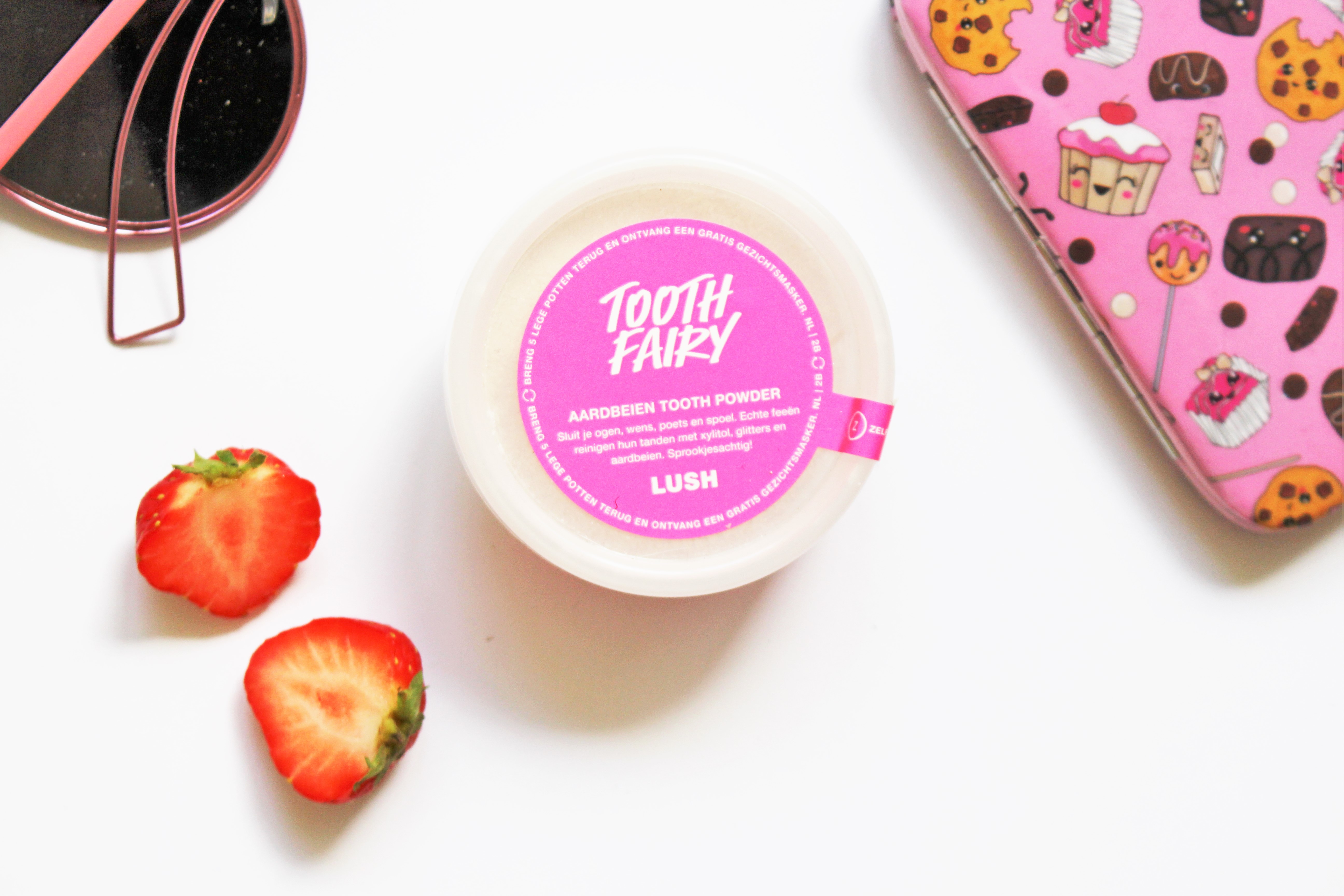 Lush Tooth Fairy review | Aardbeien tand poeder