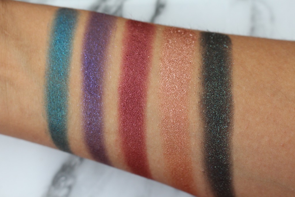 Colourpop swatches