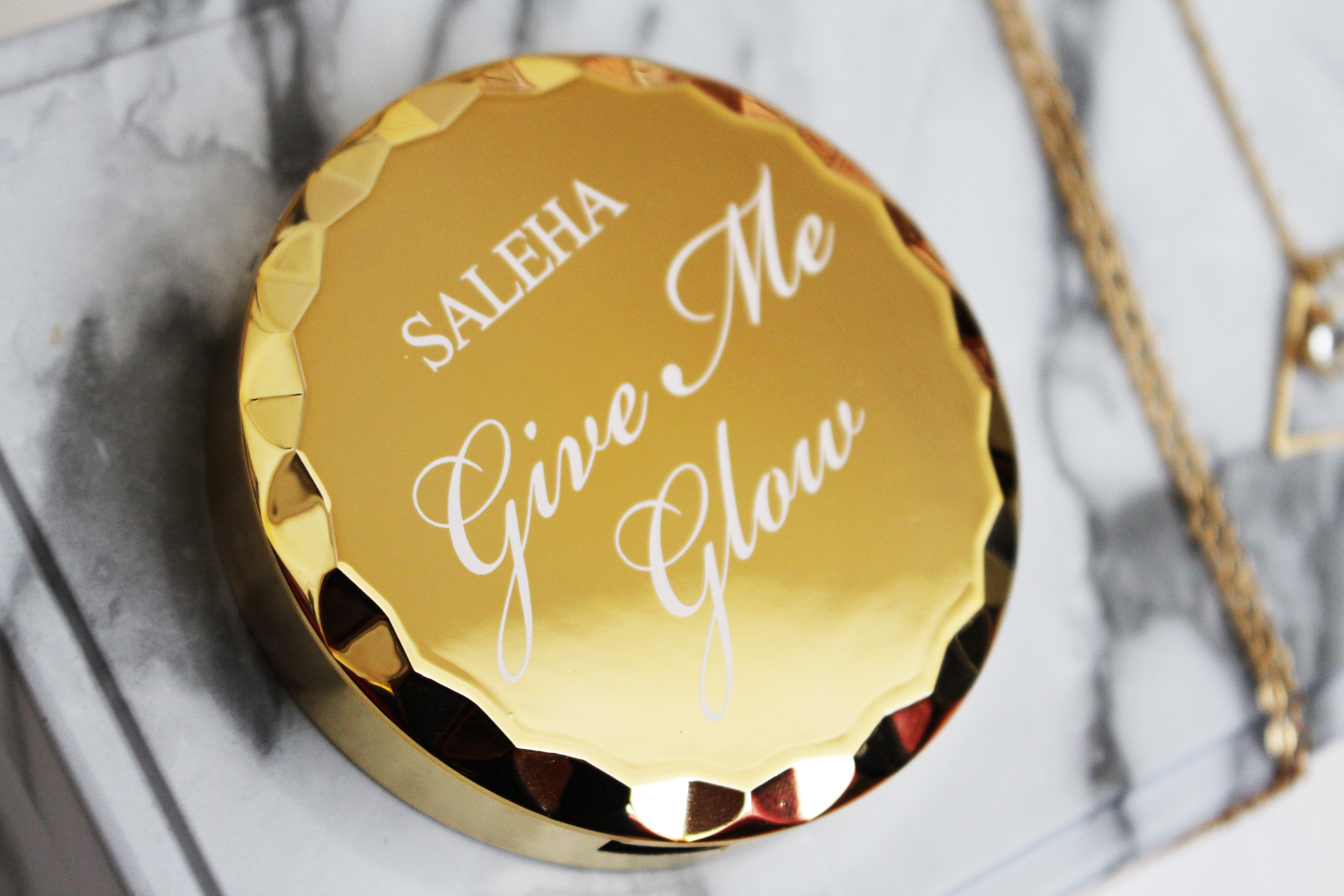 Saleha Give Me Glow highlighter review makeup