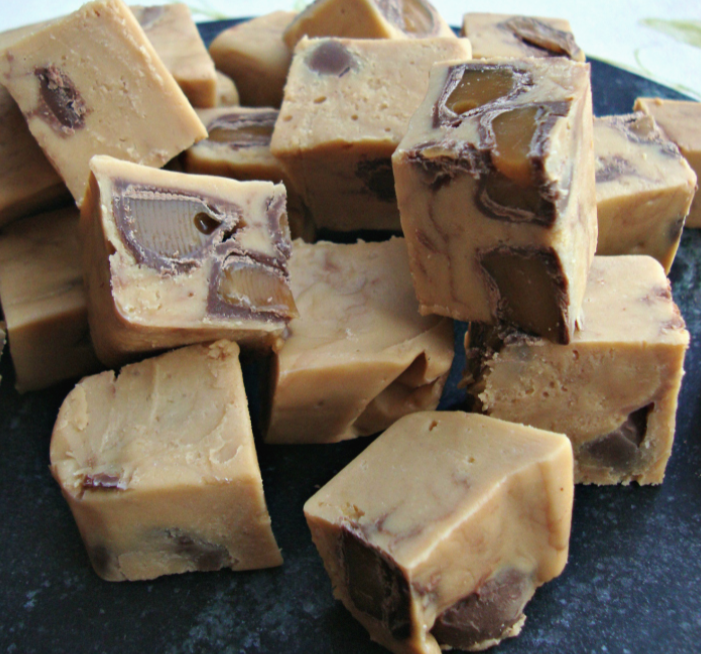 karamel rolo fudge recept