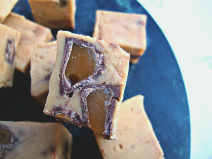 karamel rolo fudge recept