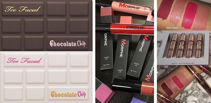 morphe liquid lips too faced chocolate chip