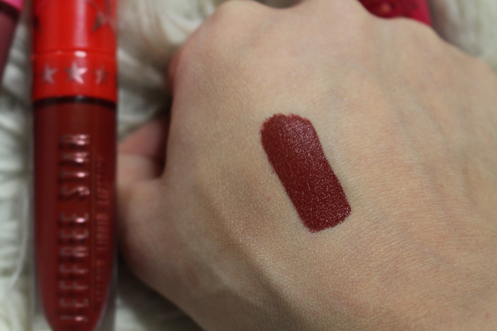 Jeffree Star Cosmetics Designer Blood swatch