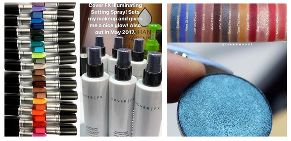 Make-up nieuwtjes & updates | MAC regenboog lipsticks, Colourpop powder shadows & illuminating setting spray!