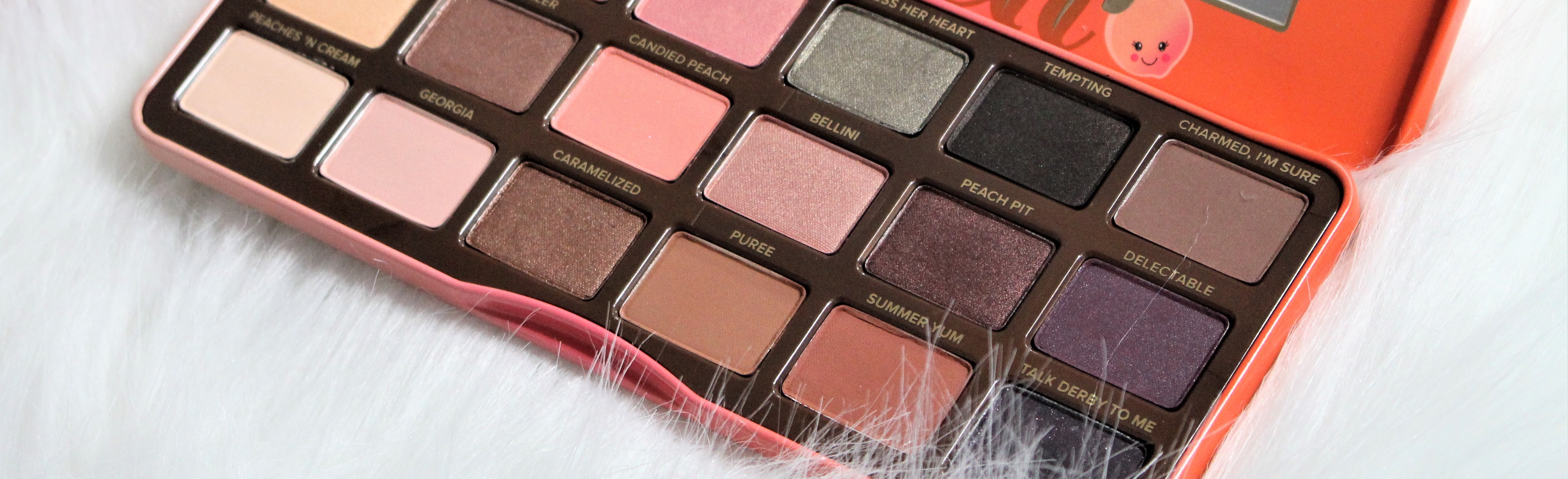 Too Faced Sweet Peach eyeshadow palette | Review & make-up look