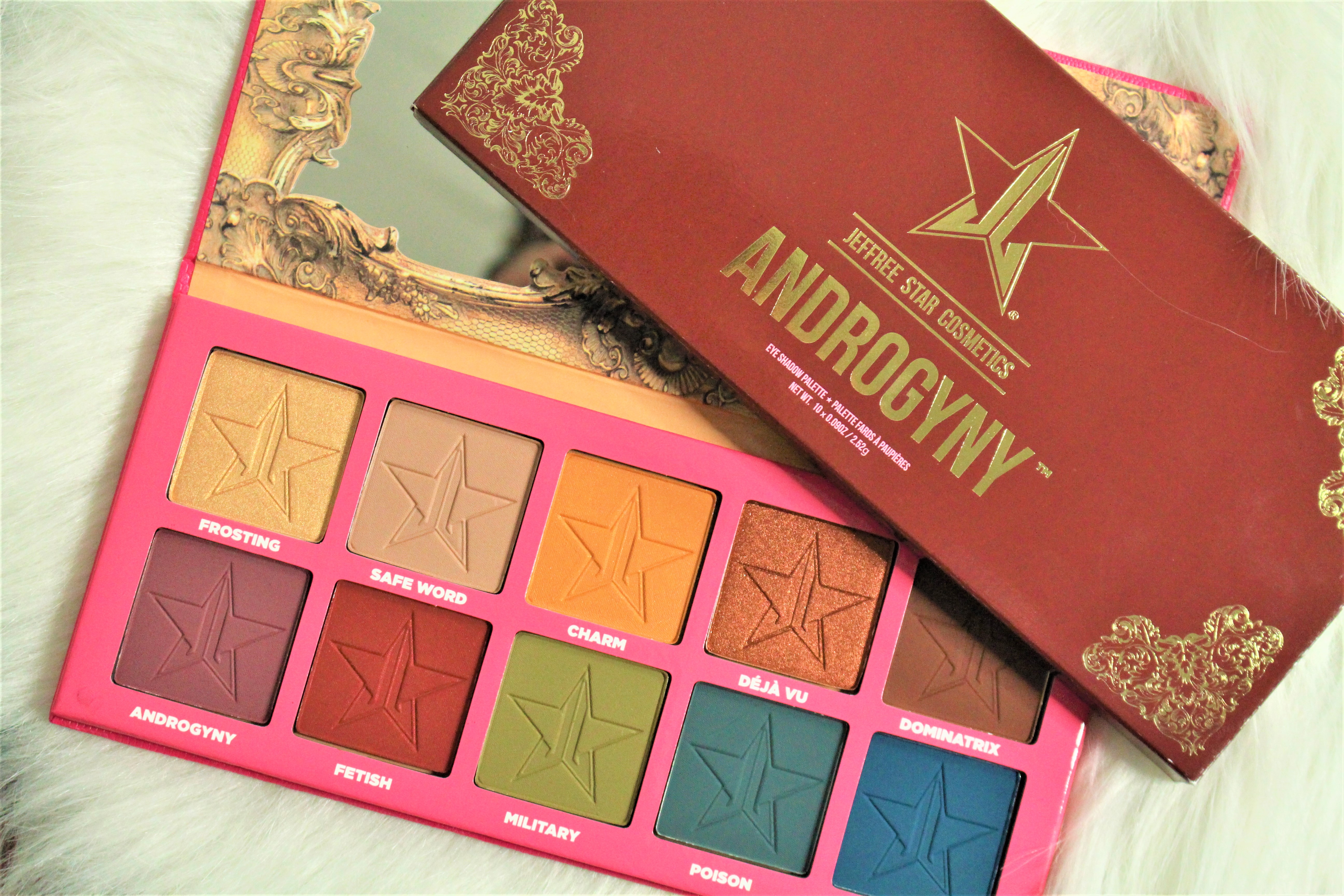 Jeffree Star Cosmetics ANDROGYNY palette | review & make-up look