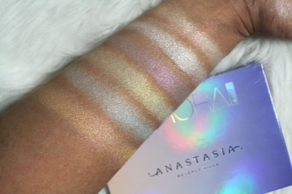 Anastasia Beverly Hills Aurora Glow Kit Swatches