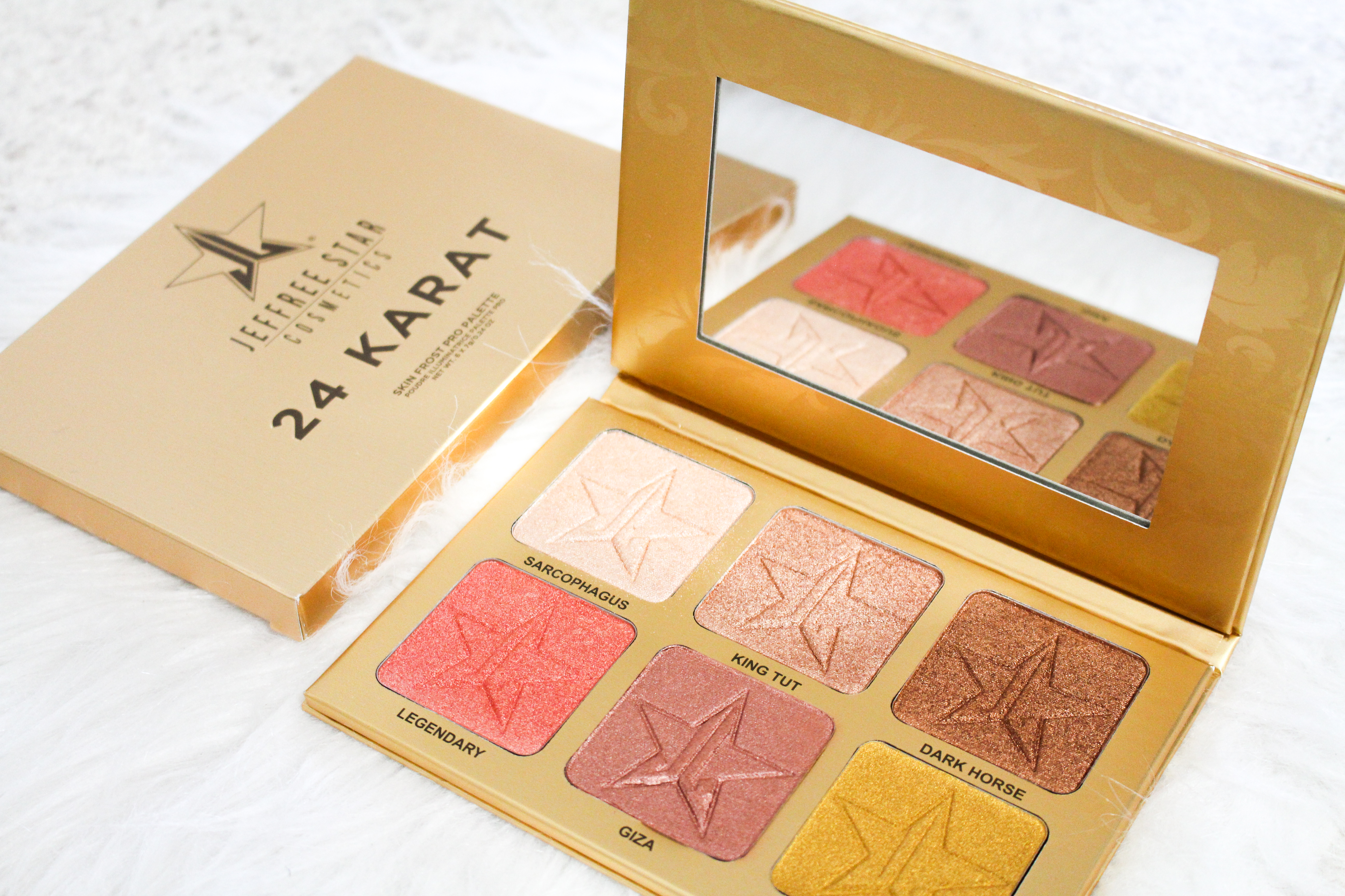 Jeffree Star Cosmetics 24 Karat Skin Frost Palette | review