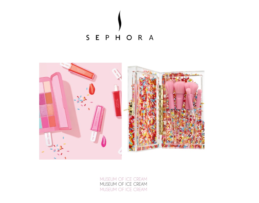 IJs & make-up liefhebbers opgelet: de Sephora x Museum of Ice Cream collectie!