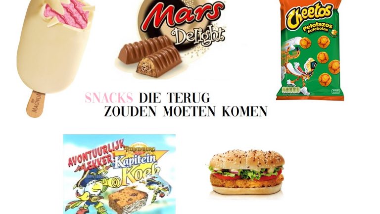 snacks die niet meer te koop zijn van vroeger terug