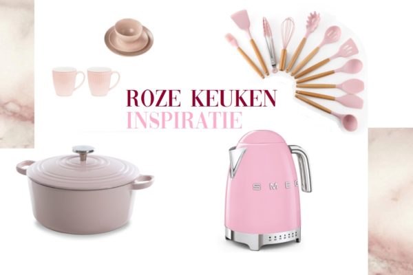 Met deze roze keukenspullen maak je een roze droomkeuken!